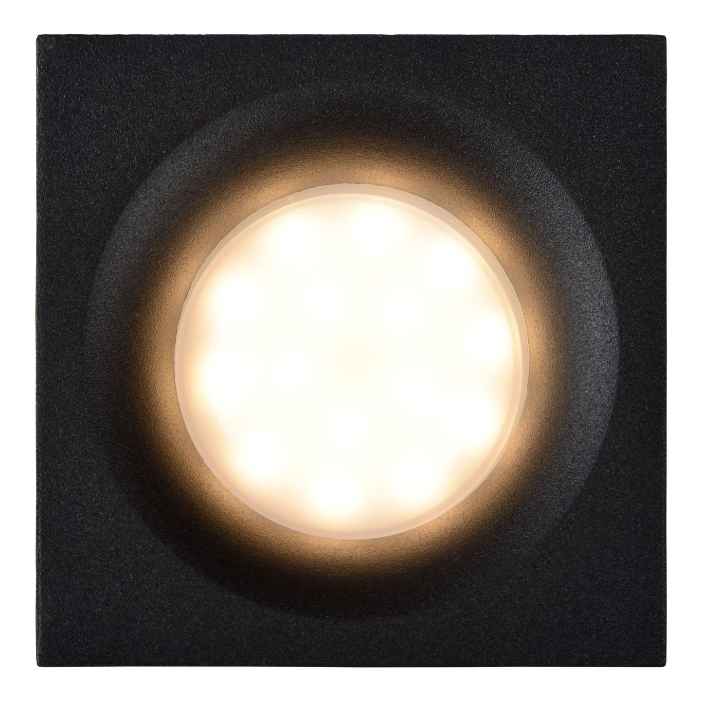 Lucide ZIVA - Recessed spotlight Bathroom - 1xGU10 - IP44 - Black