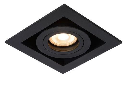 Lucide CHIMNEY - Recessed spotlight - 1xGU10 - Black