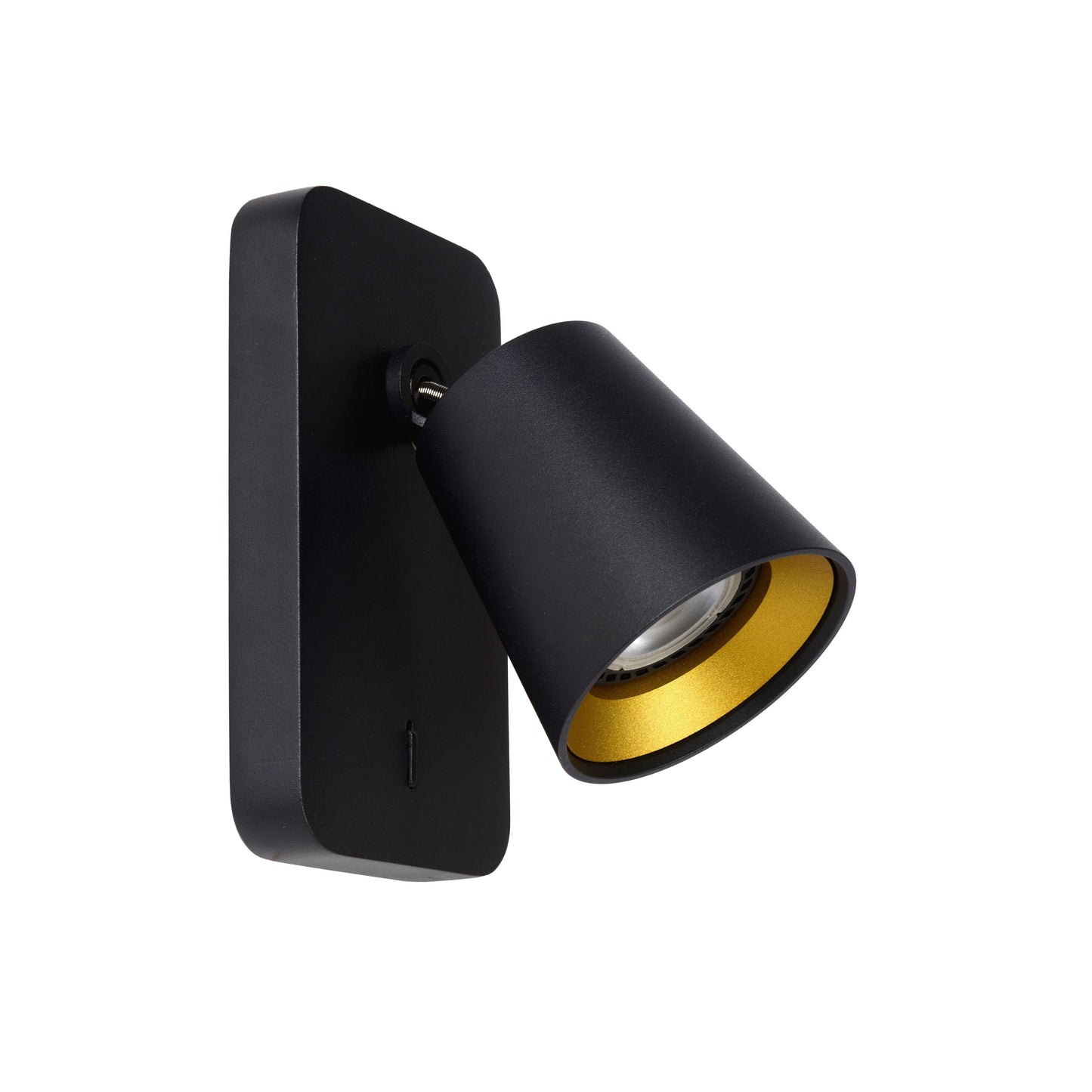 Lucide TURNON - Bedside lamp / Wall light - LED Dim to warm - GU10 - 1x5W 2200K/3000K - Black