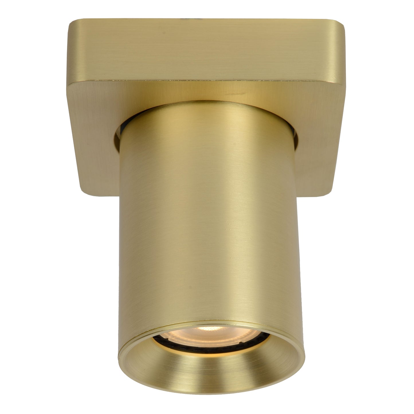 Lucide NIGEL - Ceiling spotlight - LED Dim to warm - GU10 - 1x5W 2200K/3000K - Matt Gold / Brass