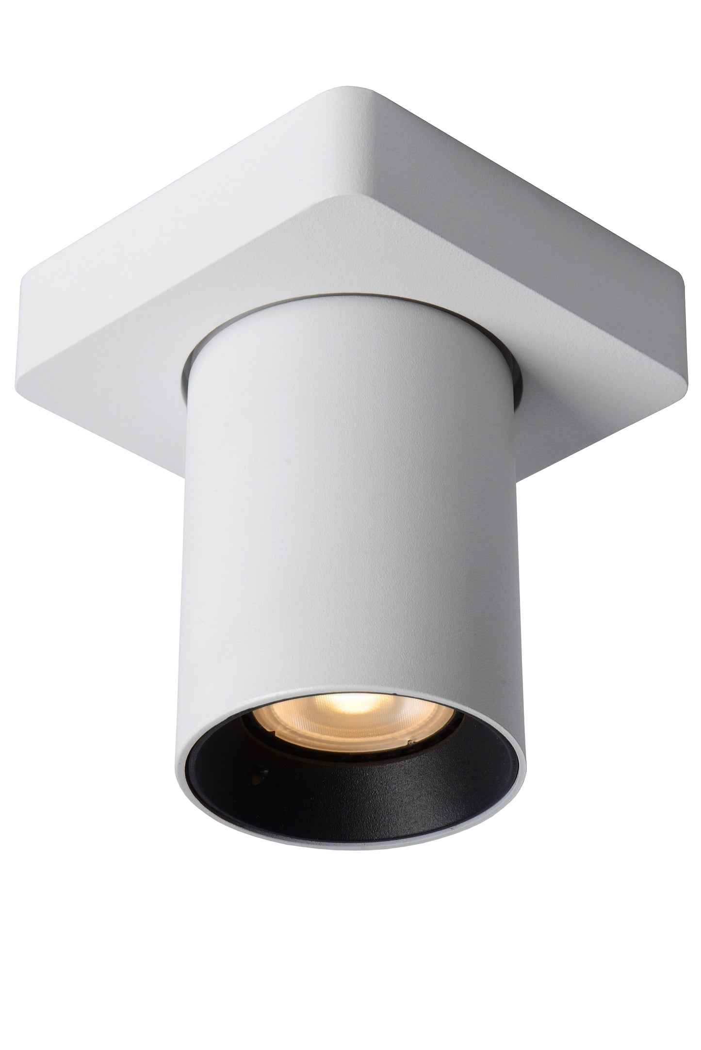 Lucide NIGEL - Ceiling spotlight - LED Dim to warm - GU10 - 1x5W 2200K/3000K - White