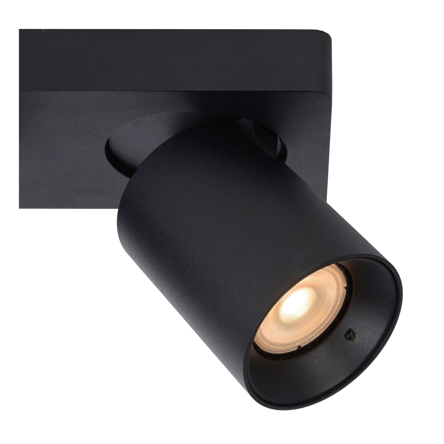 Lucide NIGEL - Ceiling spotlight - LED Dim to warm - GU10 - 2x5W 2200K/3000K - Black