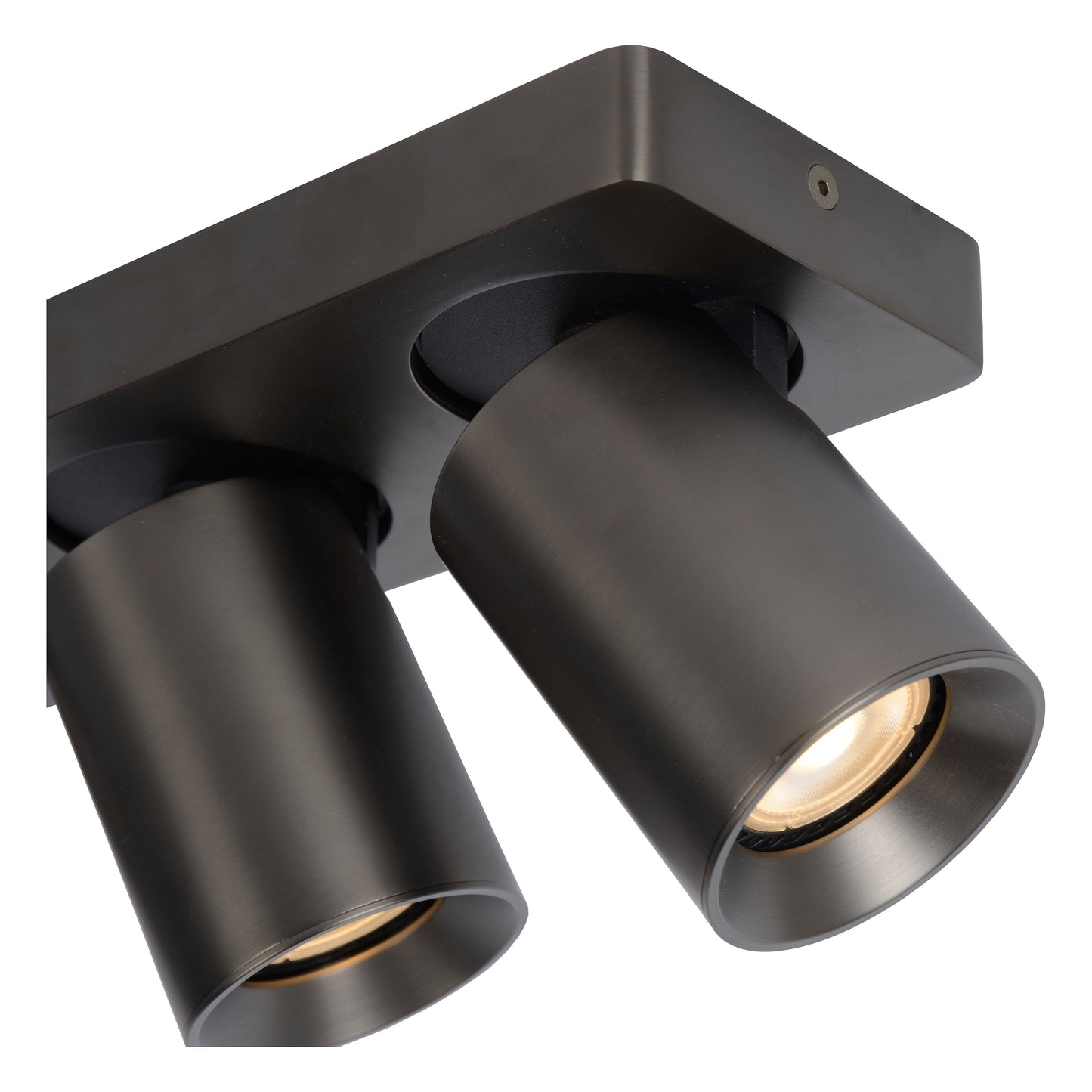 Lucide NIGEL - Ceiling spotlight - LED Dim to warm - GU10 - 3x5W 2200K/3000K - Anthracite