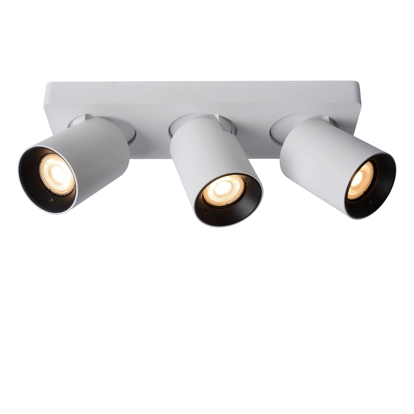 Lucide NIGEL - Ceiling spotlight - LED Dim to warm - GU10 - 3x5W 2200K/3000K - White