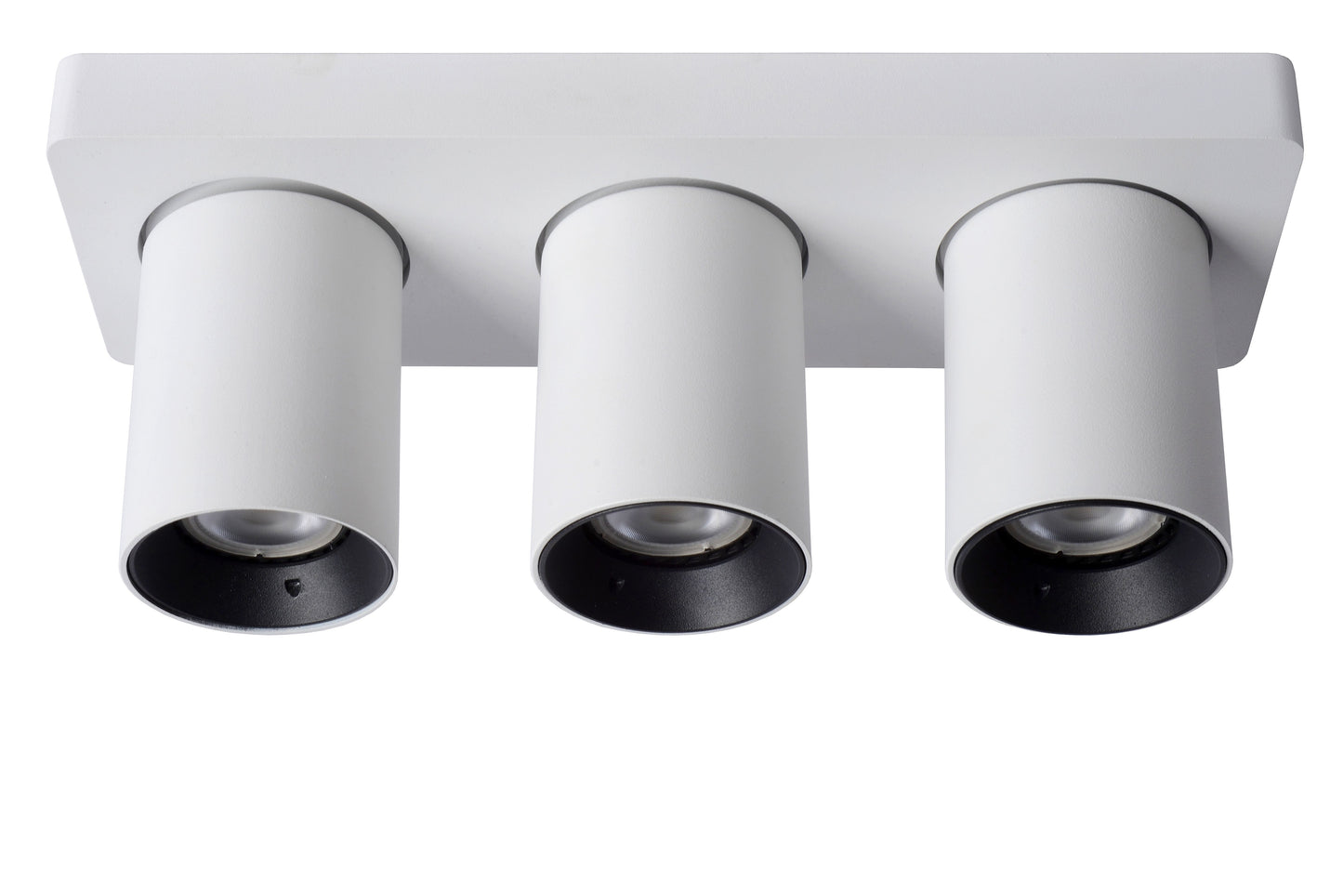 Lucide NIGEL - Ceiling spotlight - LED Dim to warm - GU10 - 3x5W 2200K/3000K - White