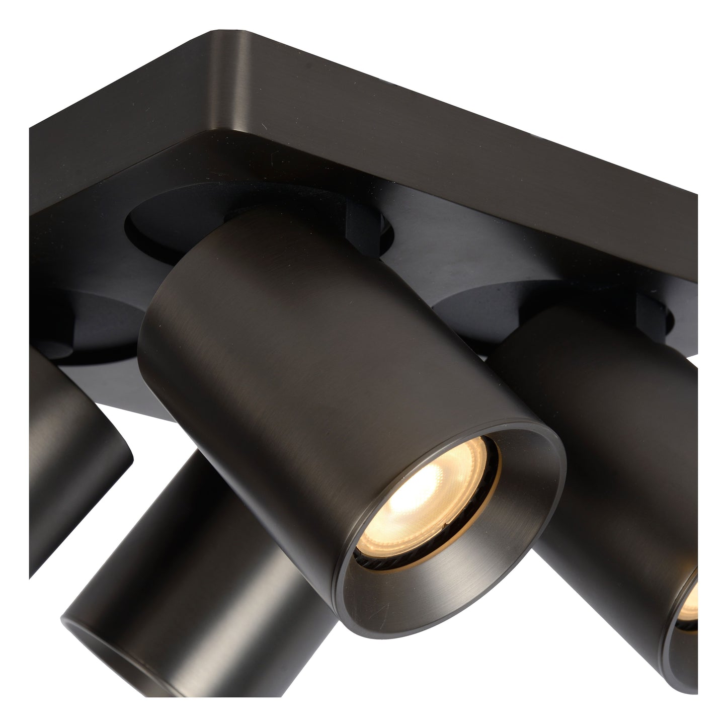 Lucide NIGEL - Ceiling spotlight - LED Dim to warm - GU10 - 4x5W 2200K/3000K - Anthracite