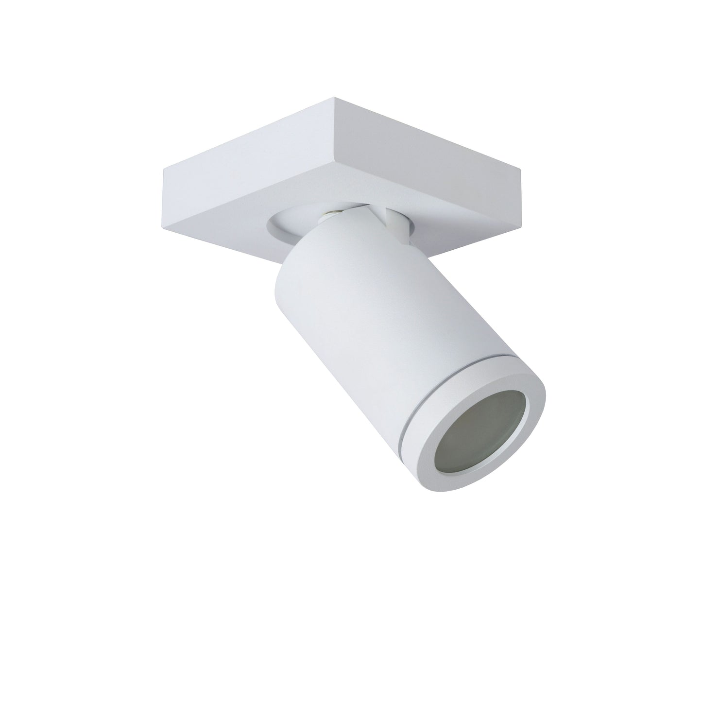 Lucide TAYLOR - Ceiling spotlight Bathroom - LED Dim to warm - GU10 - 1x5W 2200K/3000K - IP44 - White