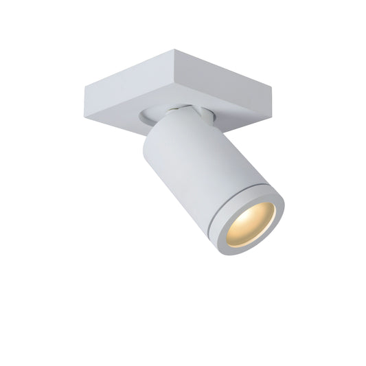 Lucide TAYLOR - Ceiling spotlight Bathroom - LED Dim to warm - GU10 - 1x5W 2200K/3000K - IP44 - White