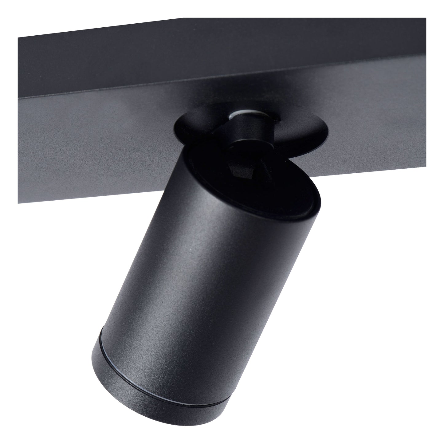 Lucide TAYLOR - Ceiling spotlight Bathroom - LED Dim to warm - GU10 - 2x5W 2200K/3000K - IP44 - Black