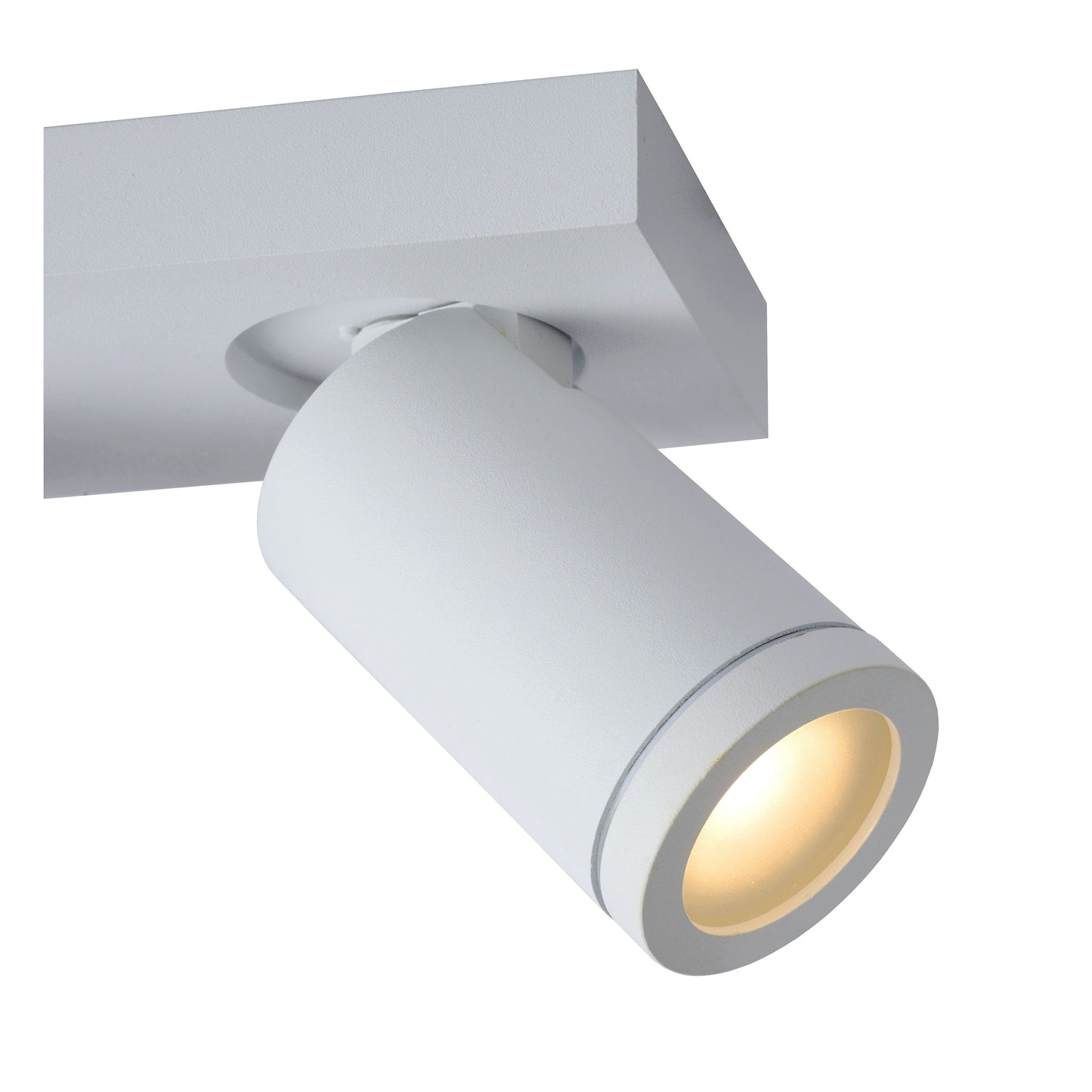 Lucide TAYLOR - Ceiling spotlight Bathroom - LED Dim to warm - GU10 - 2x5W 2200K/3000K - IP44 - White