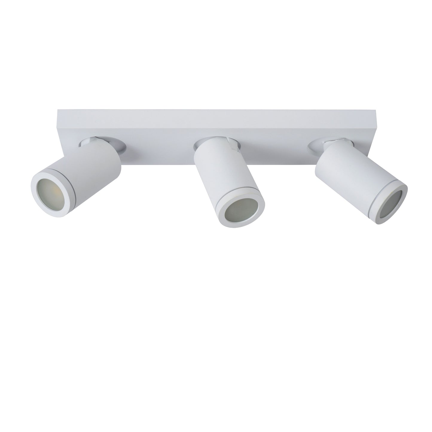 Lucide TAYLOR - Ceiling spotlight Bathroom - LED Dim to warm - GU10 - 3x5W 2200K/3000K - IP44 - White