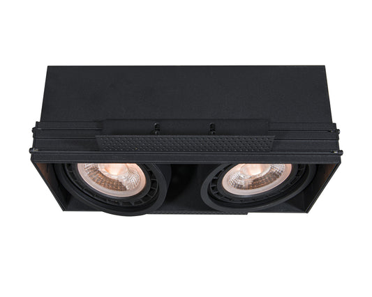 Lucide TRIMLESS - Recessed spotlight - 2xGU10 (ES111) - Black