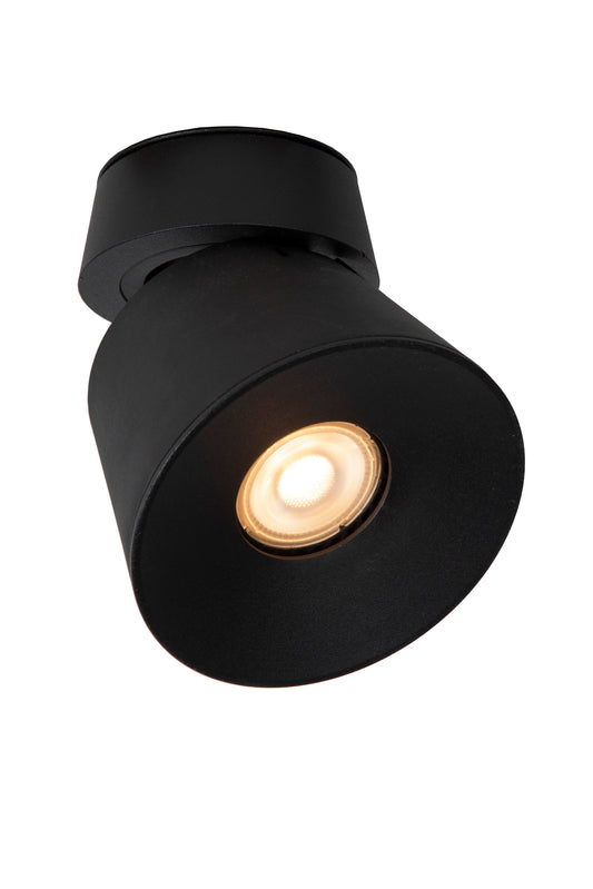 Lucide TRIGONO - Ceiling spotlight - Ø 10,5 cm - 1xGU10 - Black