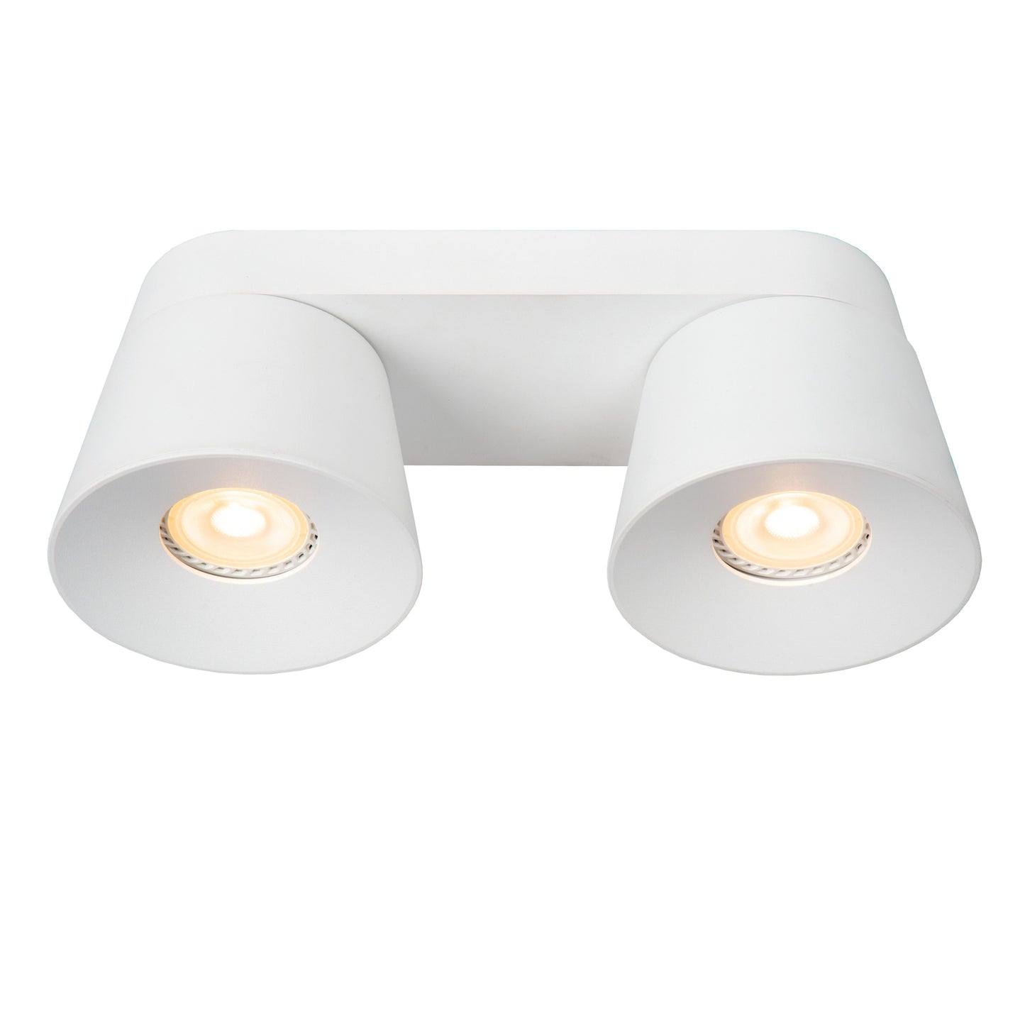 Lucide TRIGONO - Ceiling spotlight - 2xGU10 - White