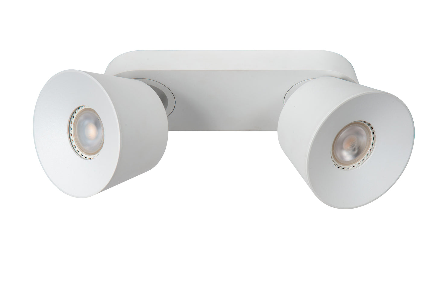 Lucide TRIGONO - Ceiling spotlight - 2xGU10 - White