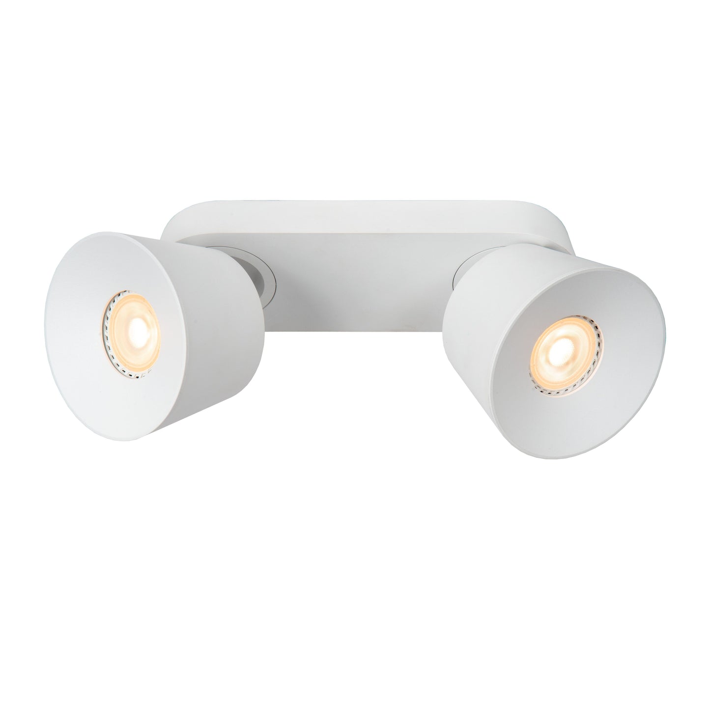 Lucide TRIGONO - Ceiling spotlight - 2xGU10 - White