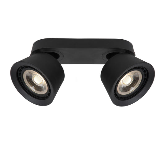 Lucide TRIGONO - Ceiling spotlight - 2xGU10 (ES111) - Black