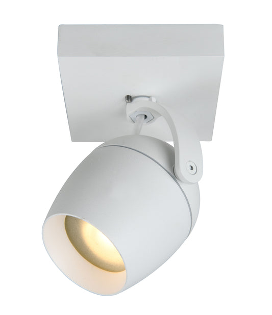 Lucide PRESTON - Ceiling spotlight Bathroom - 1xGU10 - IP44 - White