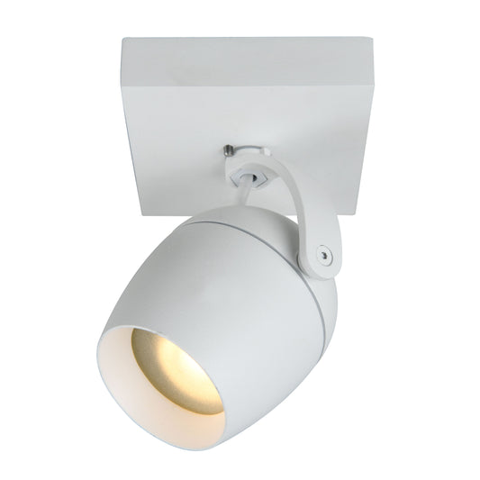 Lucide PRESTON - Ceiling spotlight Bathroom - 1xGU10 - IP44 - White