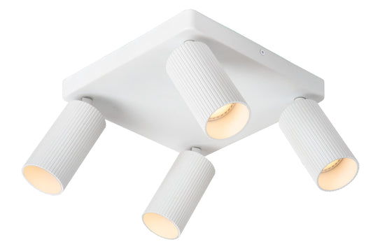 Lucide CLUBS - Ceiling spotlight - 4xGU10 - White