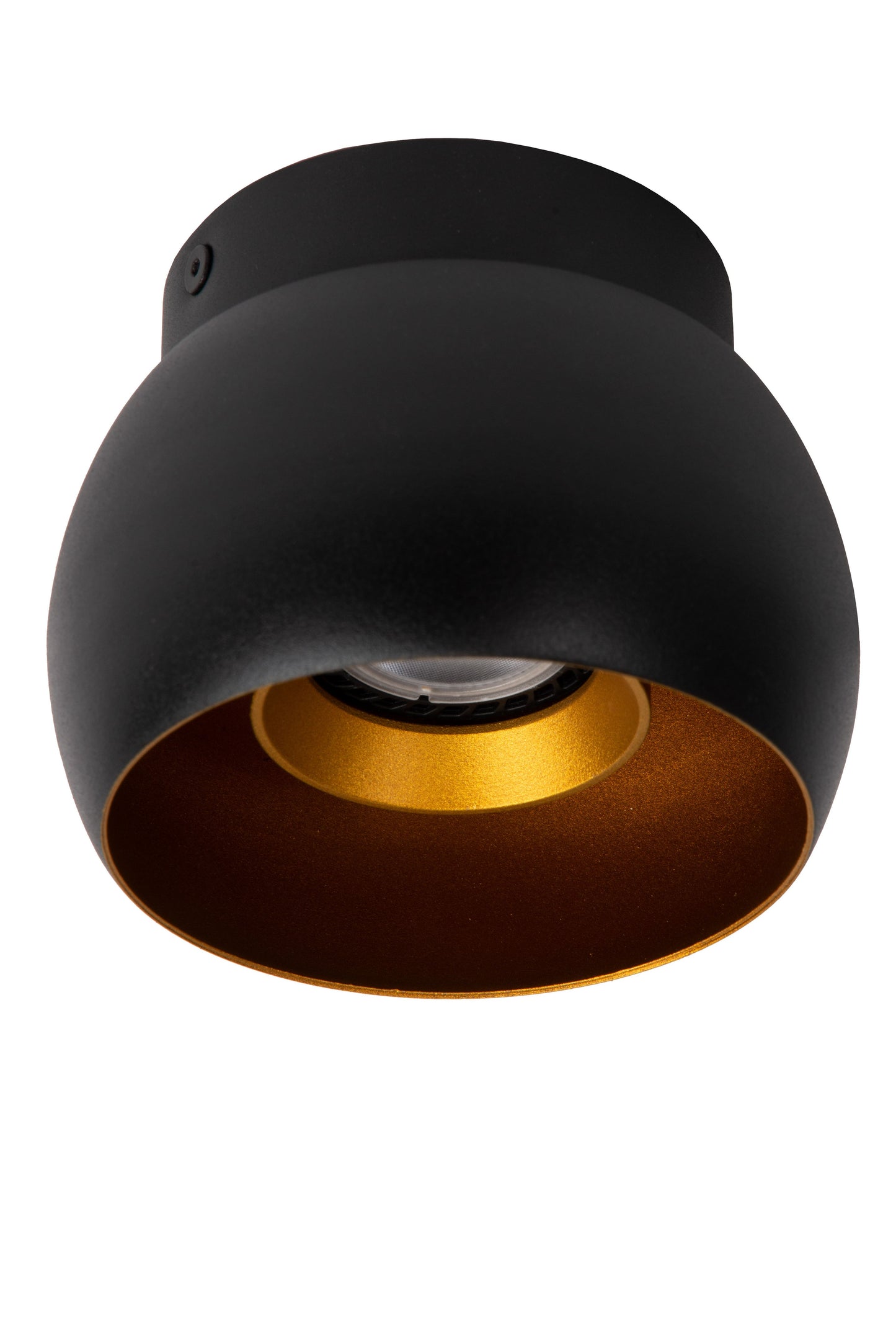 Lucide TORBEN - Ceiling spotlight - Ø 12,5 cm - 1xGU10 - Black