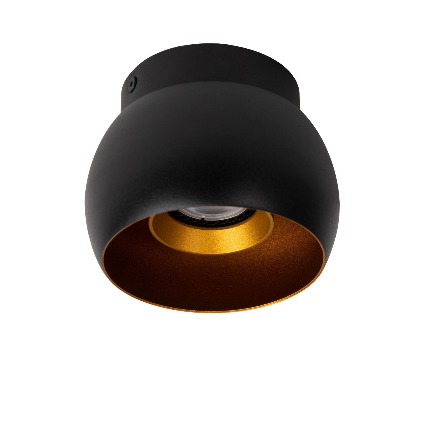 Lucide TORBEN - Ceiling spotlight - Ø 12,5 cm - 1xGU10 - Black