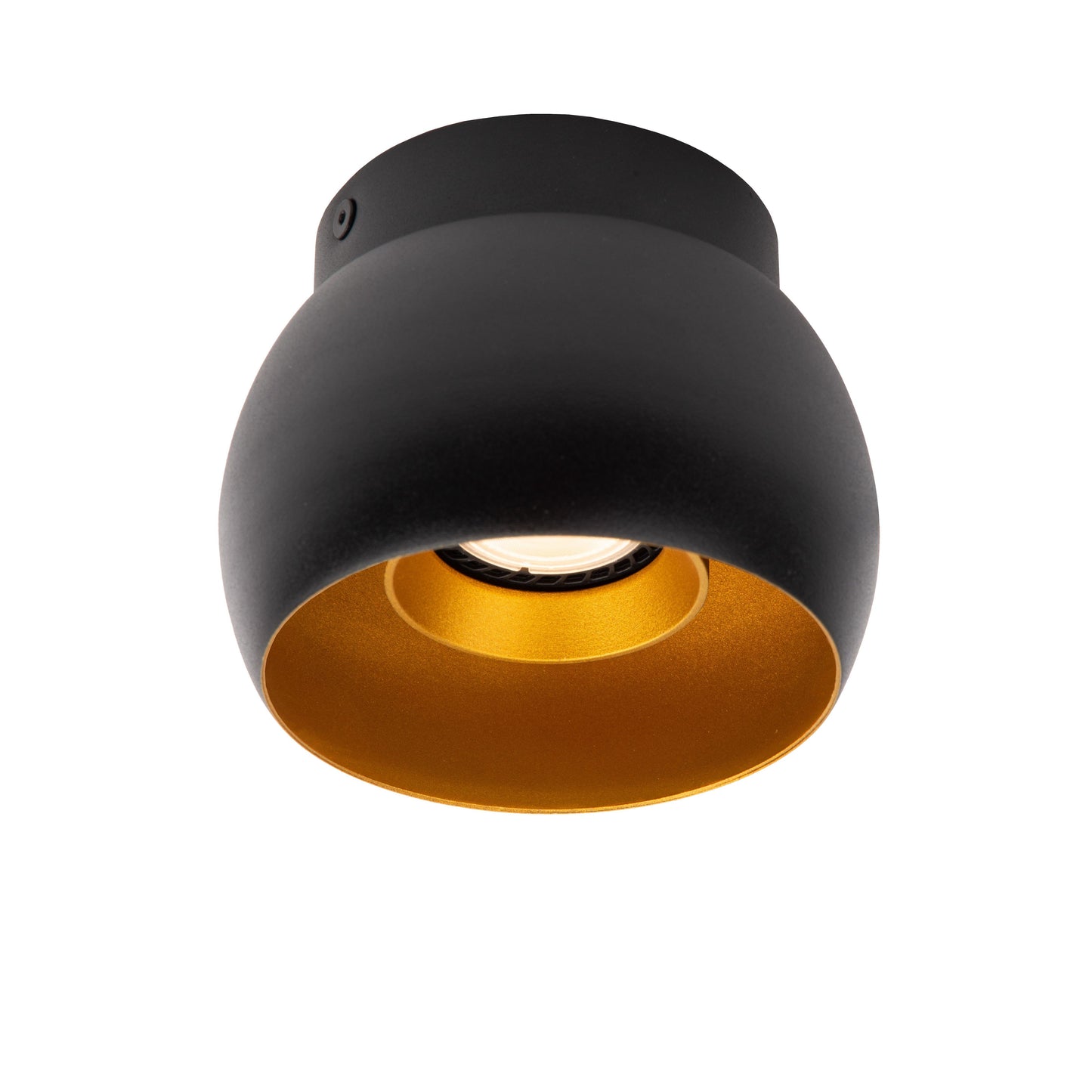 Lucide TORBEN - Ceiling spotlight - Ø 12,5 cm - 1xGU10 - Black