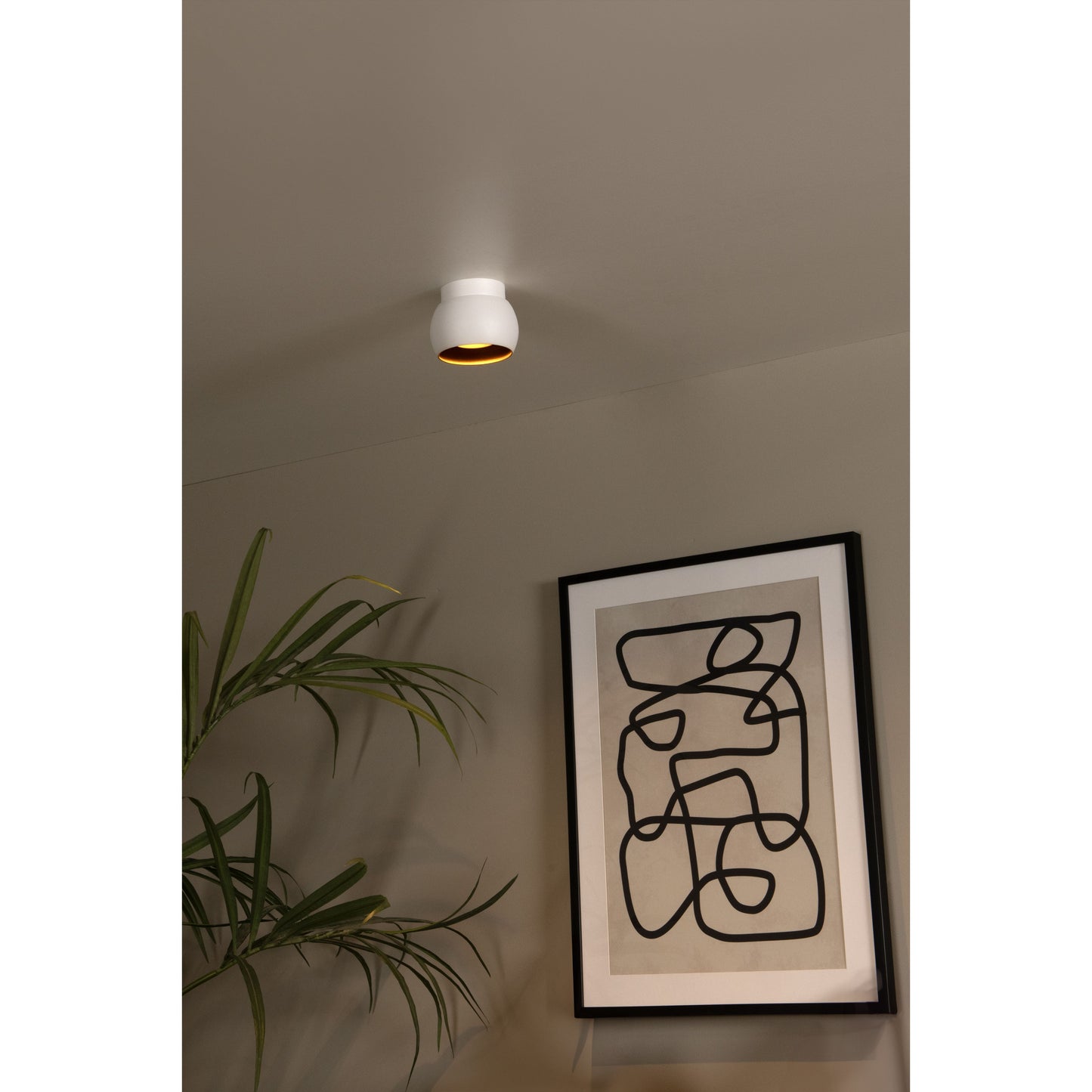 Lucide TORBEN - Ceiling spotlight - Ø 12,5 cm - 1xGU10 - White