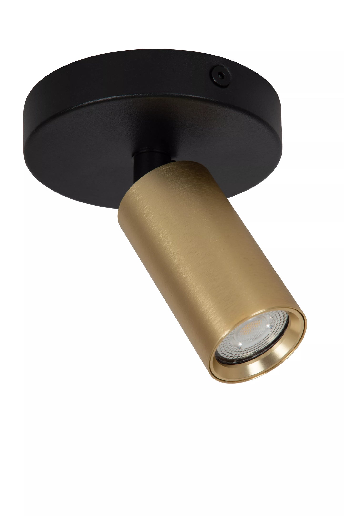 Lucide RITMO - Ceiling spotlight - Ø 10 cm - 1xGU10 (MR11) - Matt Gold / Brass