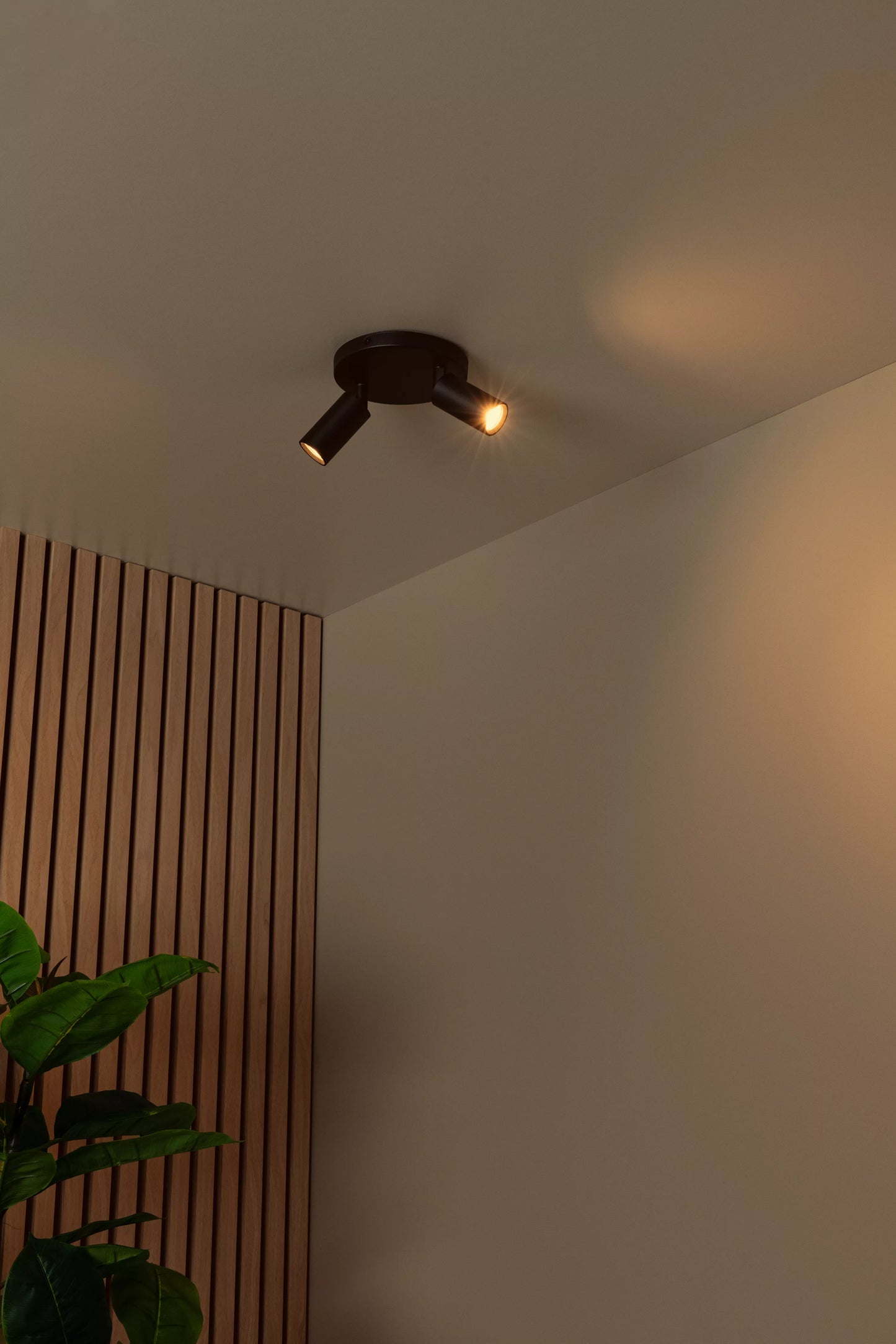 Lucide RITMO - Ceiling spotlight - Ø 15 cm - 2xGU10 (MR11) - Black