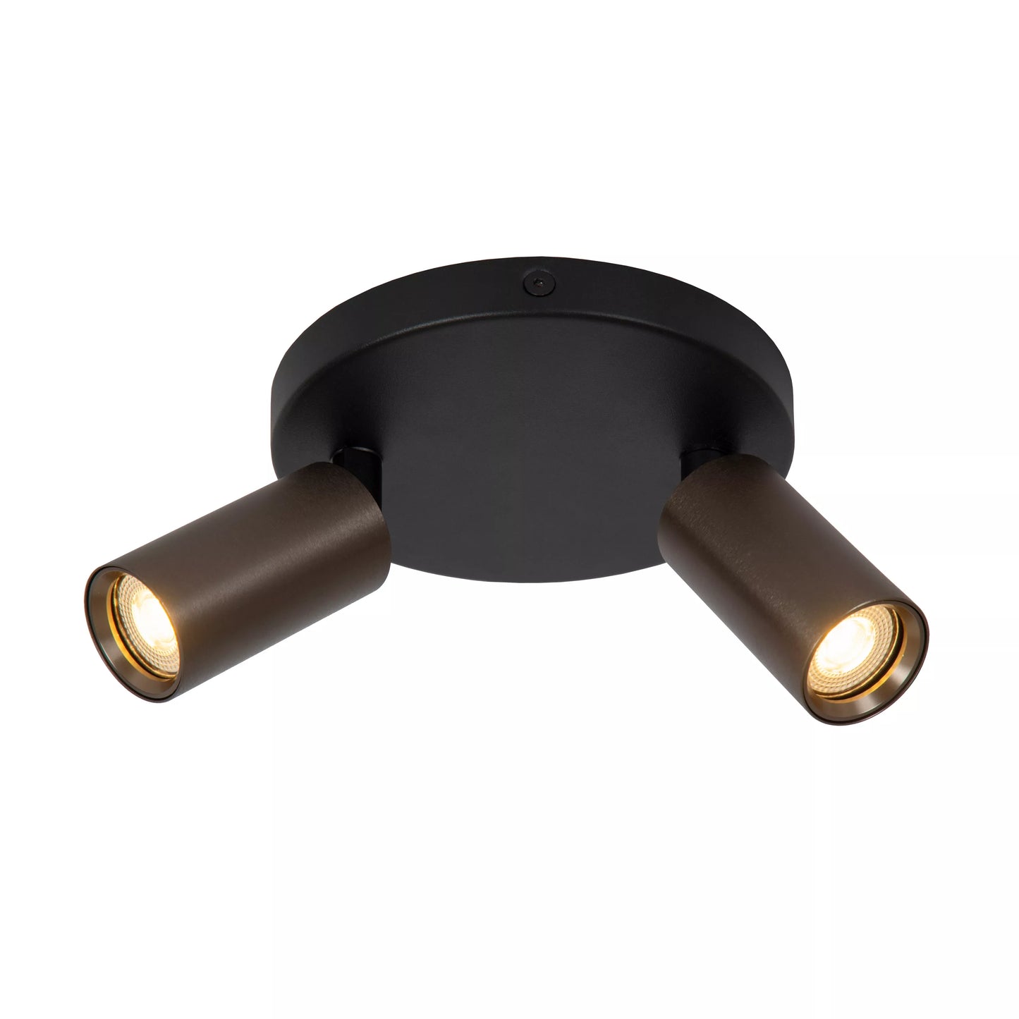 Lucide RITMO - Ceiling spotlight - Ø 15 cm - 2xGU10 (MR11) - Coffee
