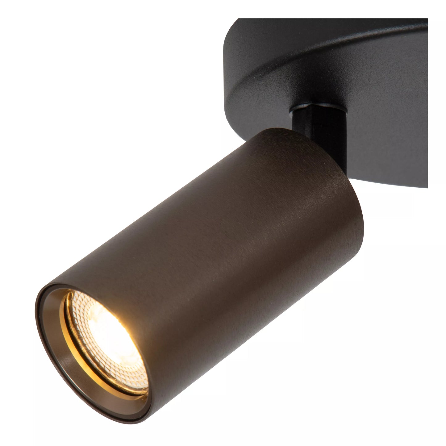 Lucide RITMO - Ceiling spotlight - Ø 15 cm - 2xGU10 (MR11) - Coffee