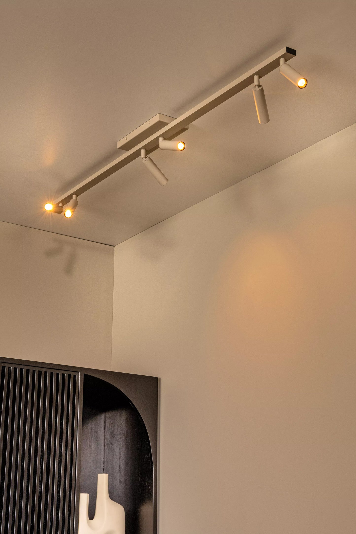 Lucide KEONI - Ceiling spotlight - 6xG9 - Taupe | Essential