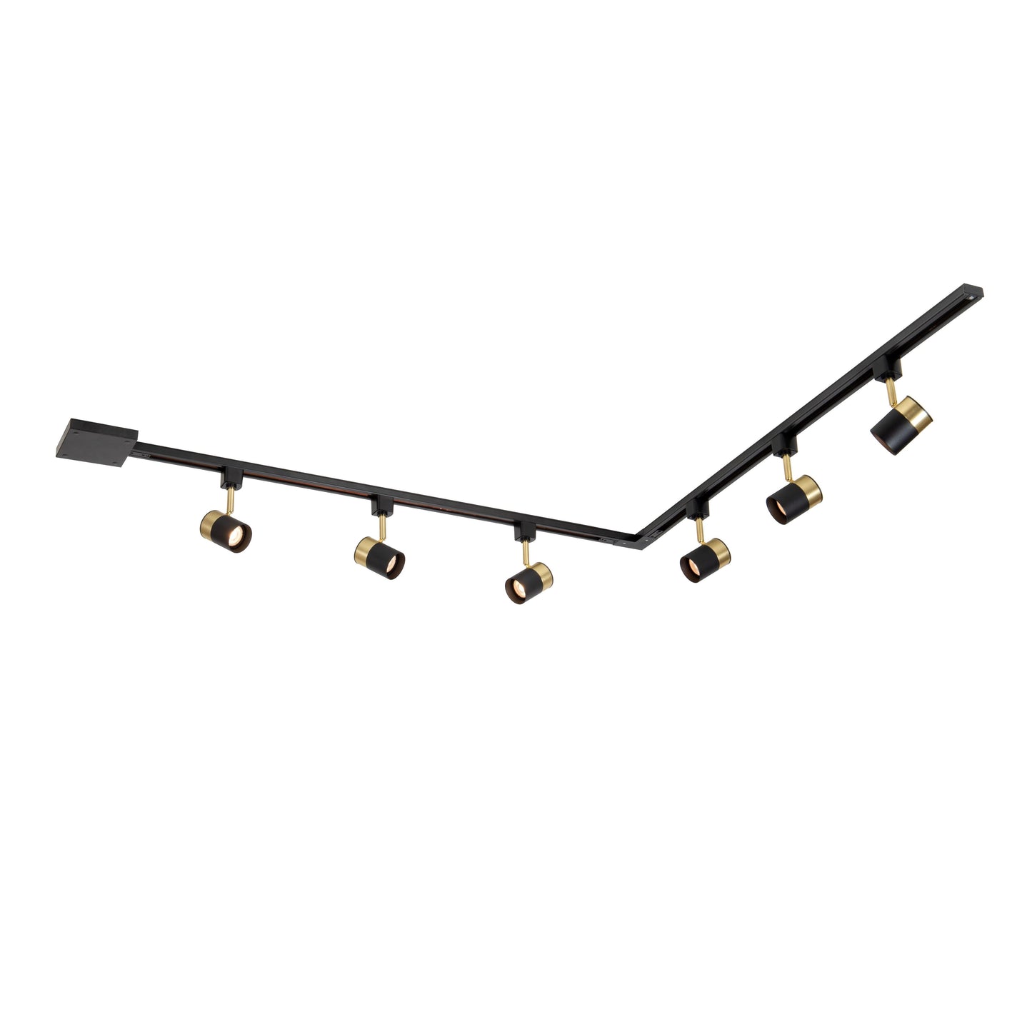 Lucide TRACK Starter set - 1-circuit Track lighting system - 2 meters - Black