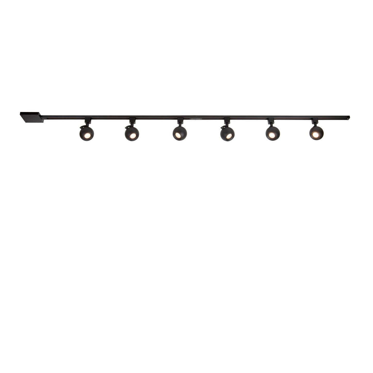 Lucide TRACK Starter set - 1-circuit Track lighting system - 2 meters - Black