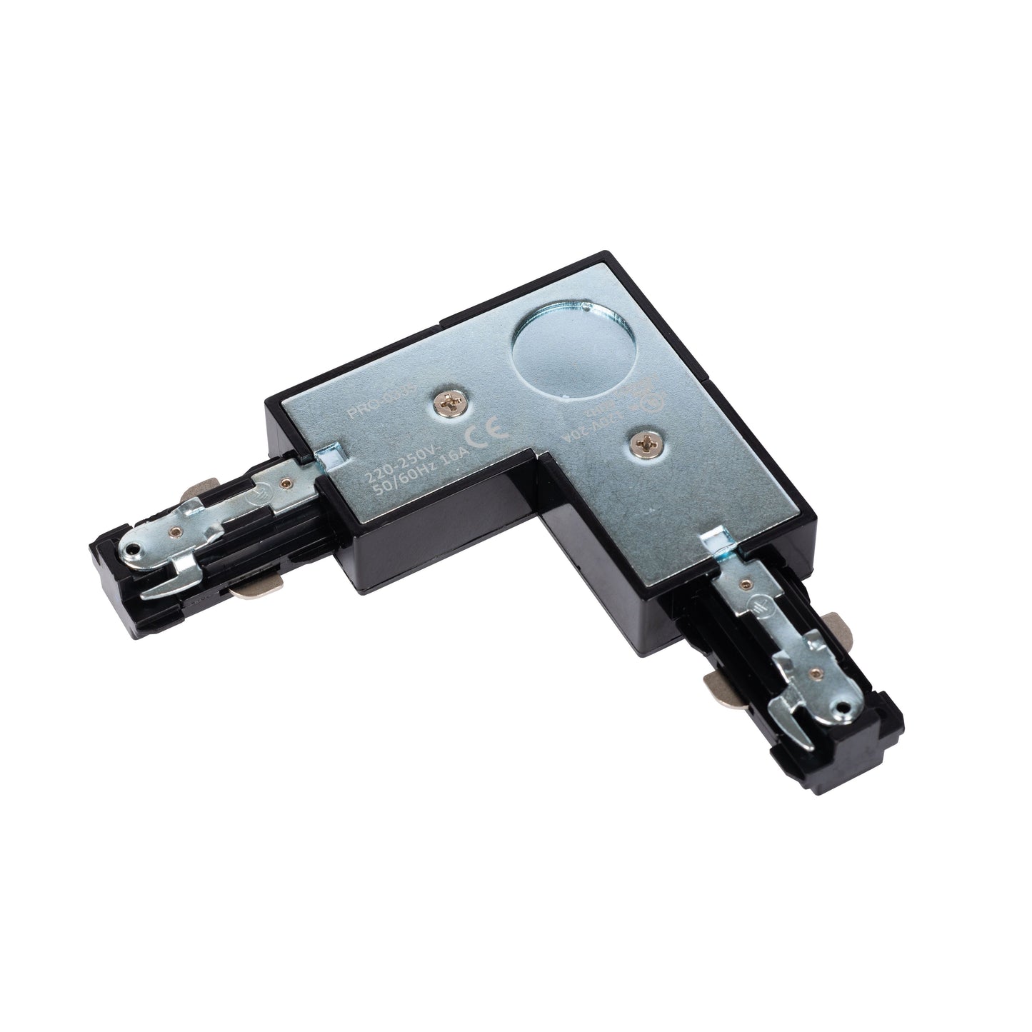 Lucide TRACK L-connector - 1-circuit Track lighting system - Left - Black (Extension)