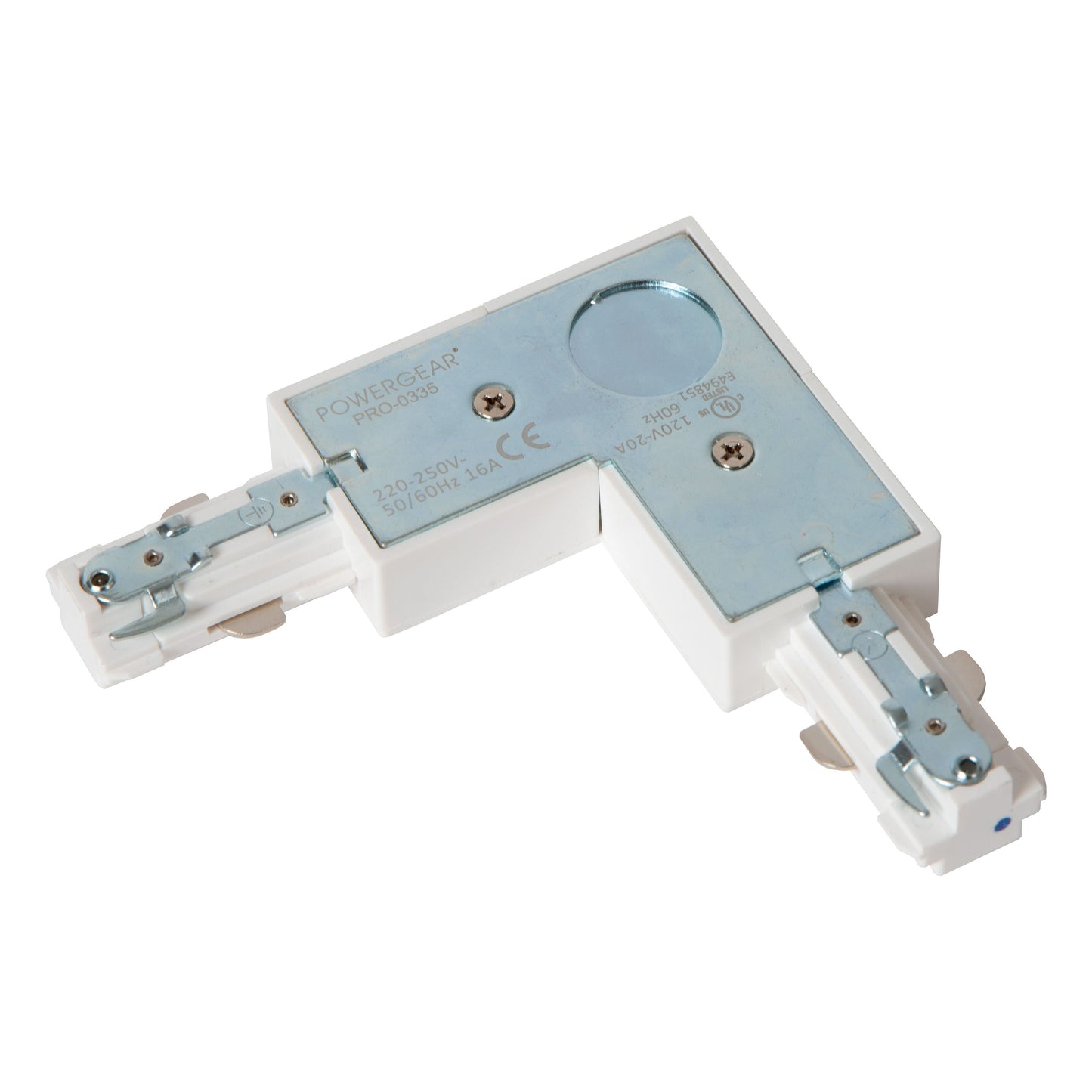 Lucide TRACK L-connector - 1-circuit Track lighting system - Left - White (Extension)