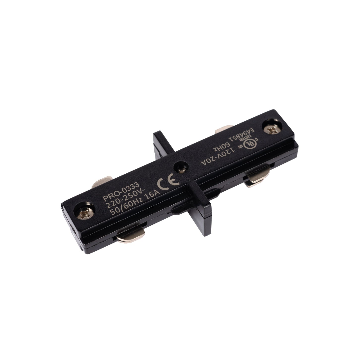 Lucide TRACK I-connector - 1-circuit Track lighting system - Black (Extension)