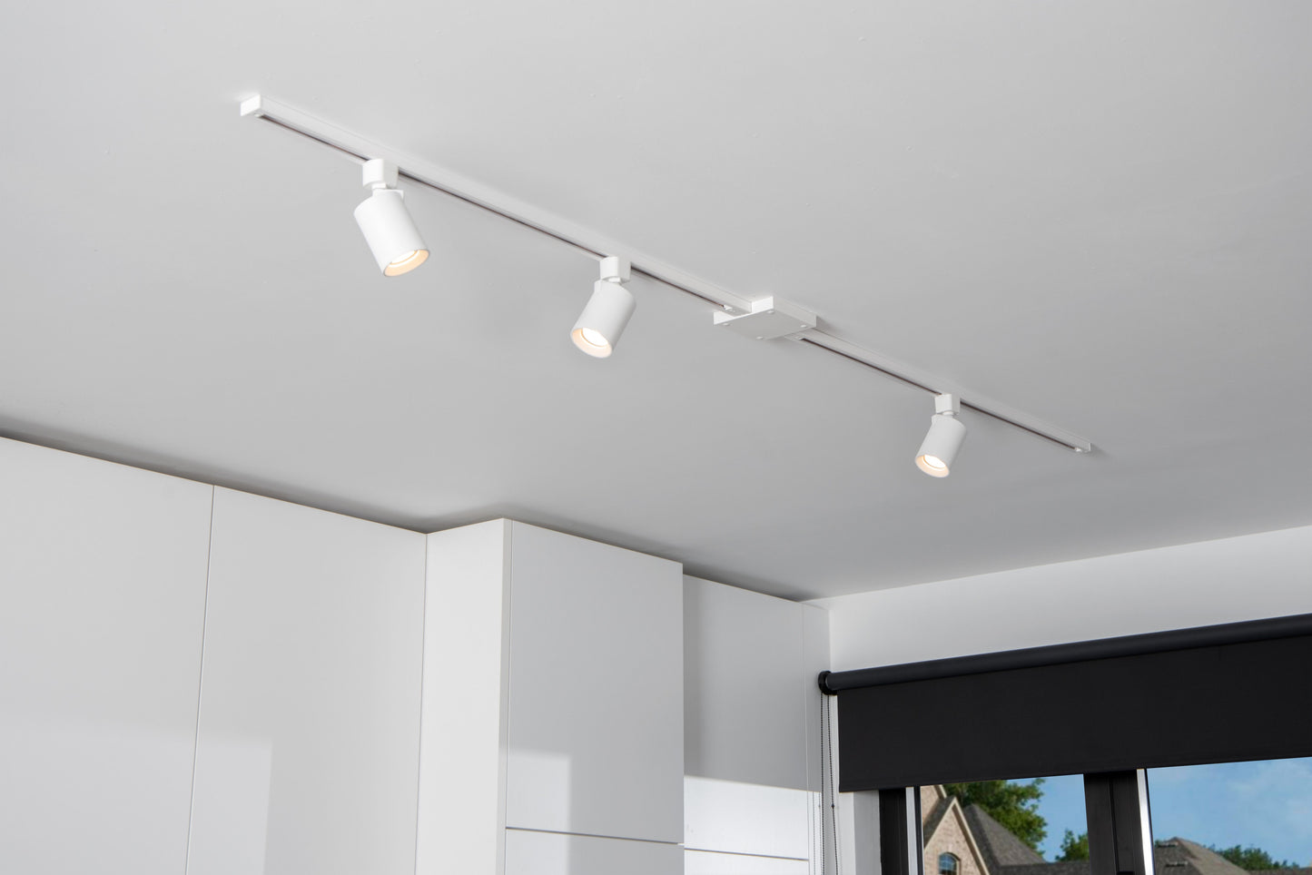 Lucide TRACK NIGEL Track spot - 1-circuit Track lighting system - 1xGU10 - White (Extension)