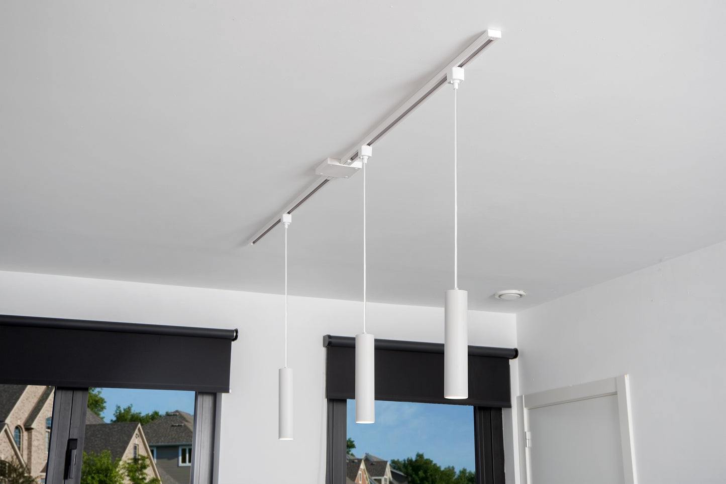 Lucide TRACK FLORIS pendant - 1-circuit Track lighting system - 1xGU10 - White (Extension)