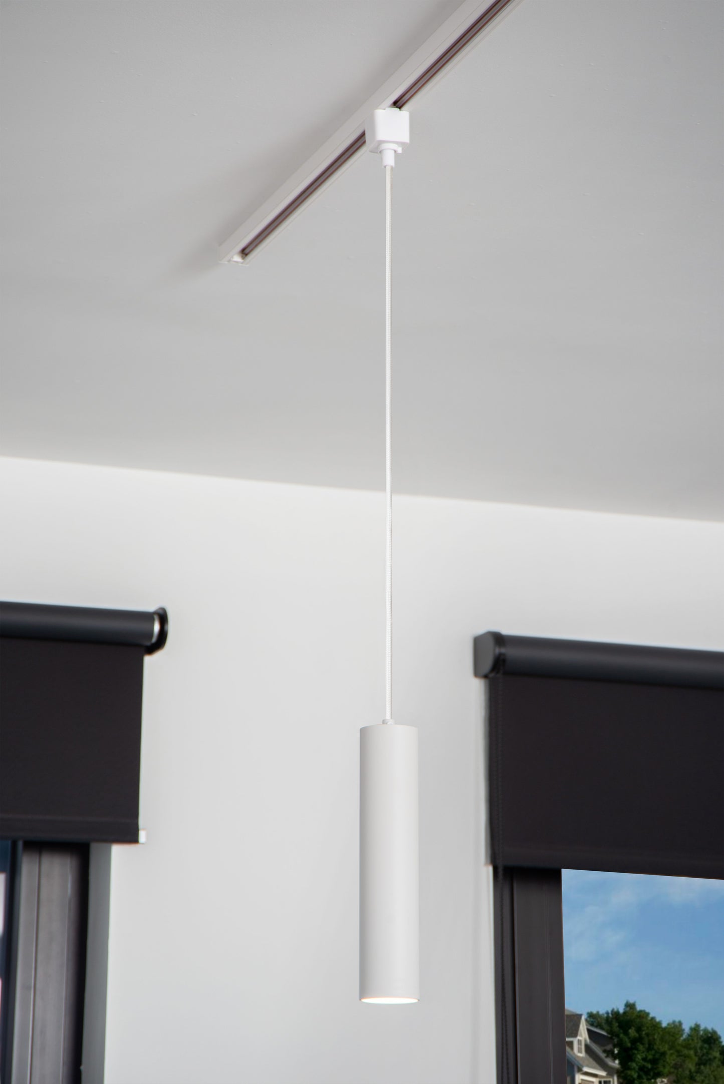 Lucide TRACK FLORIS pendant - 1-circuit Track lighting system - 1xGU10 - White (Extension)