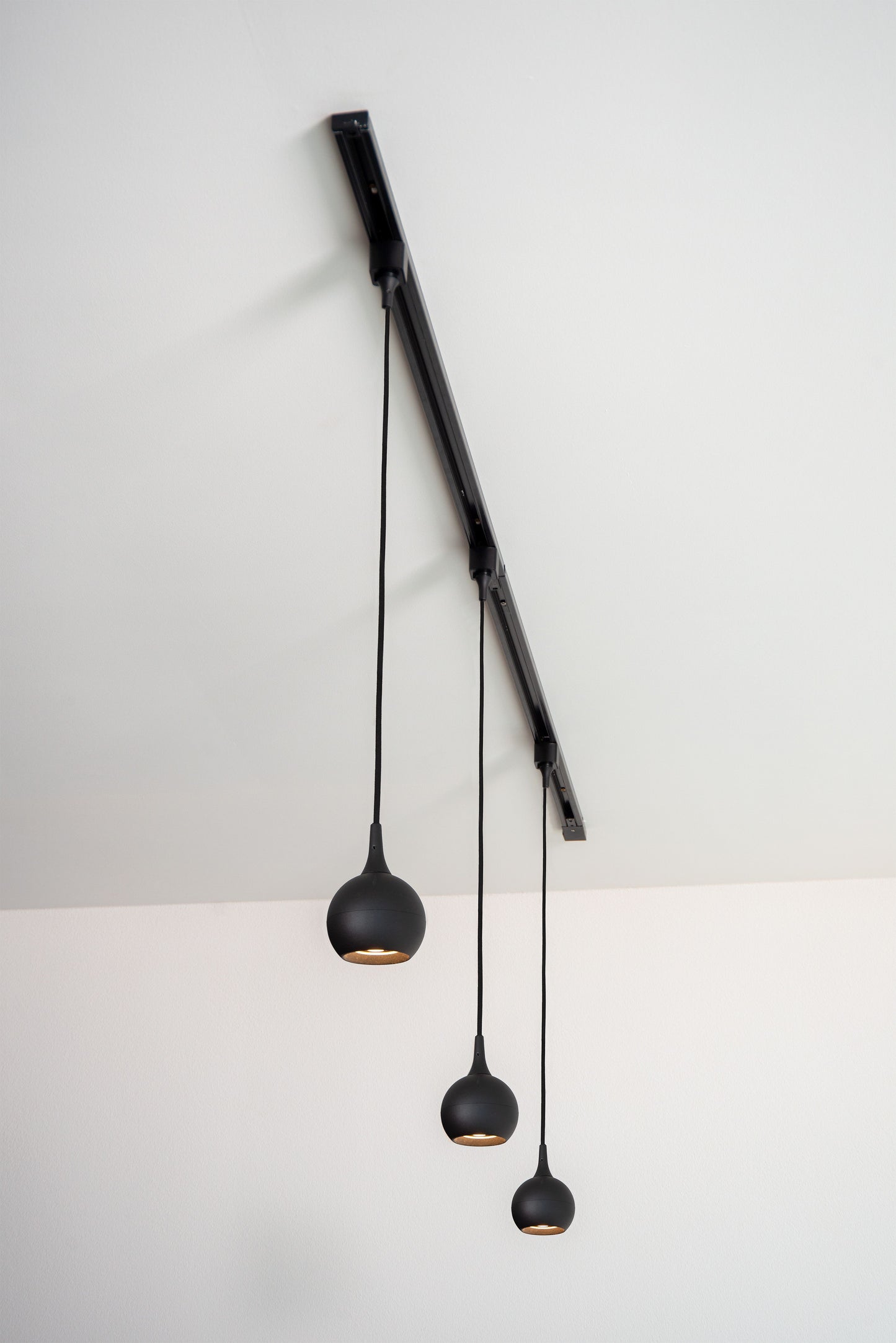 Lucide TRACK FAVORI pendant - 1-circuit Track lighting system - 1xGU10 - Black (Extension)