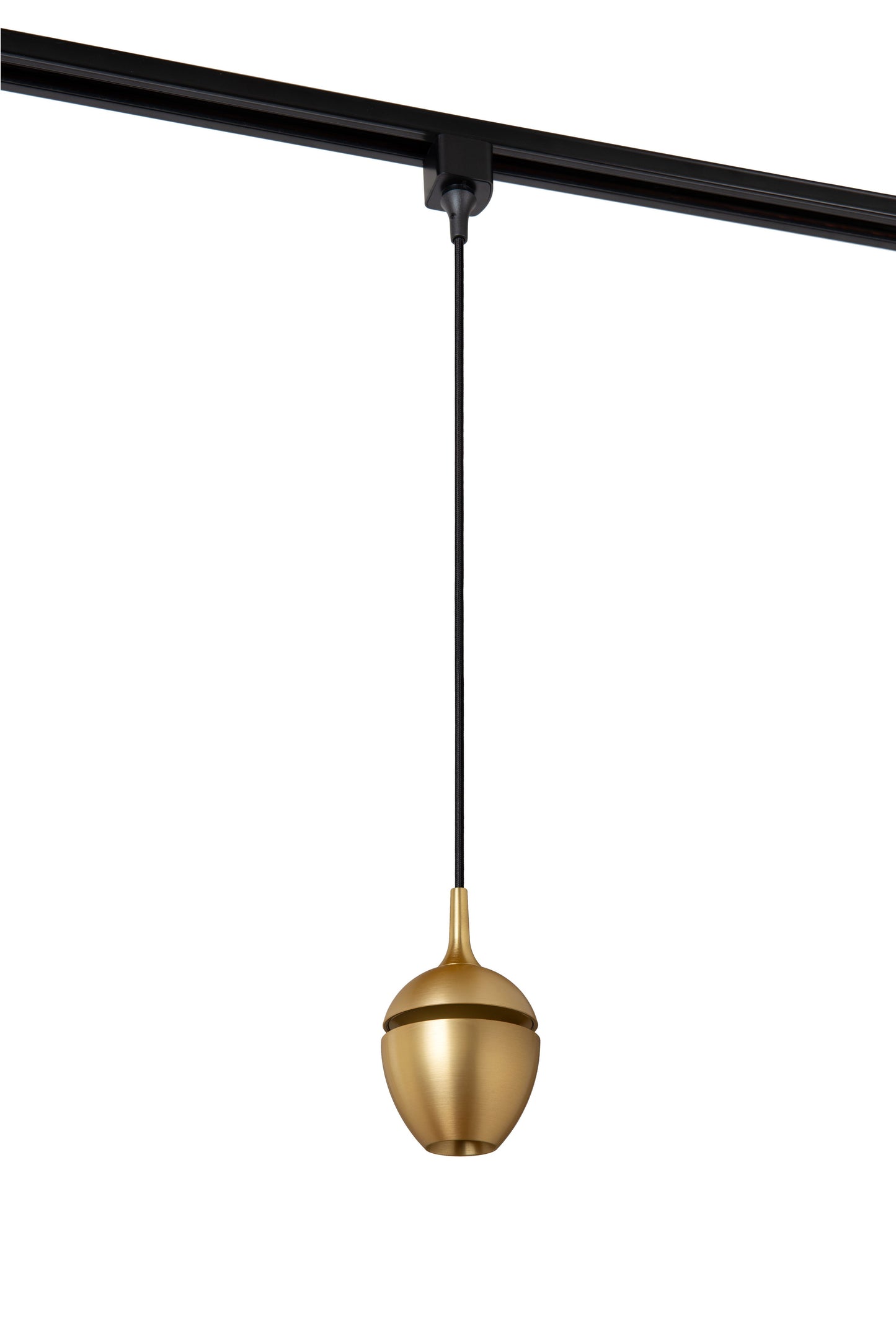 Lucide TRACK PRESTON pendant - 1-circuit Track lighting system - 1xGU10 - Matt Gold / Brass (Extension)