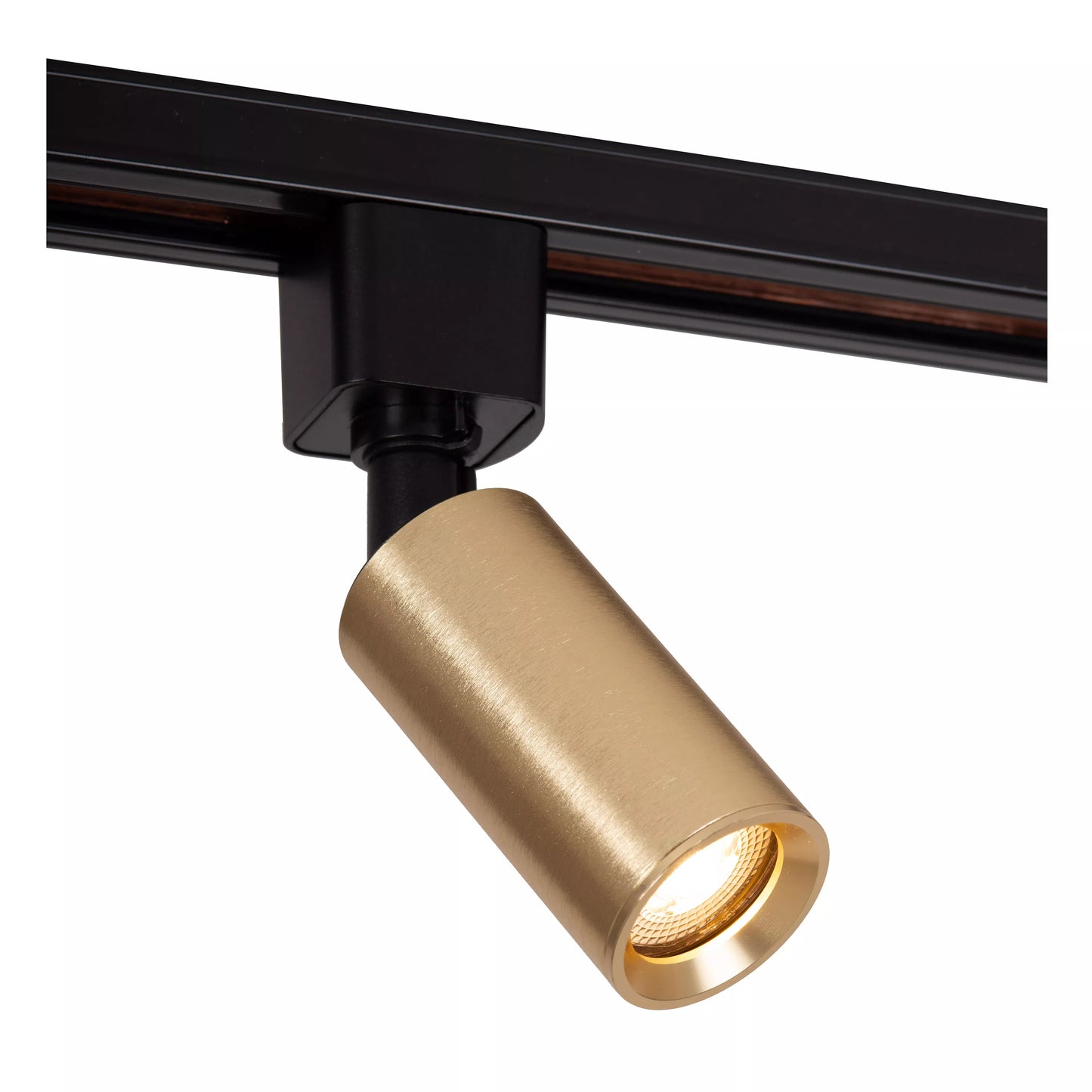 Lucide TRACK RITMO Track spot - 1-circuit Track lighting system - 1xGU10/MR11 - Matt Gold / Brass (Extension)