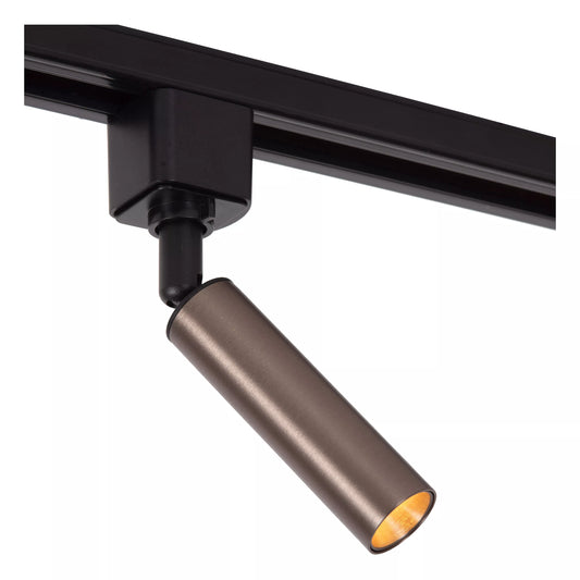 Lucide TRACK KEONI Track spot - 1-circuit Track lighting system - 1xG9- Coffee (Extension)
