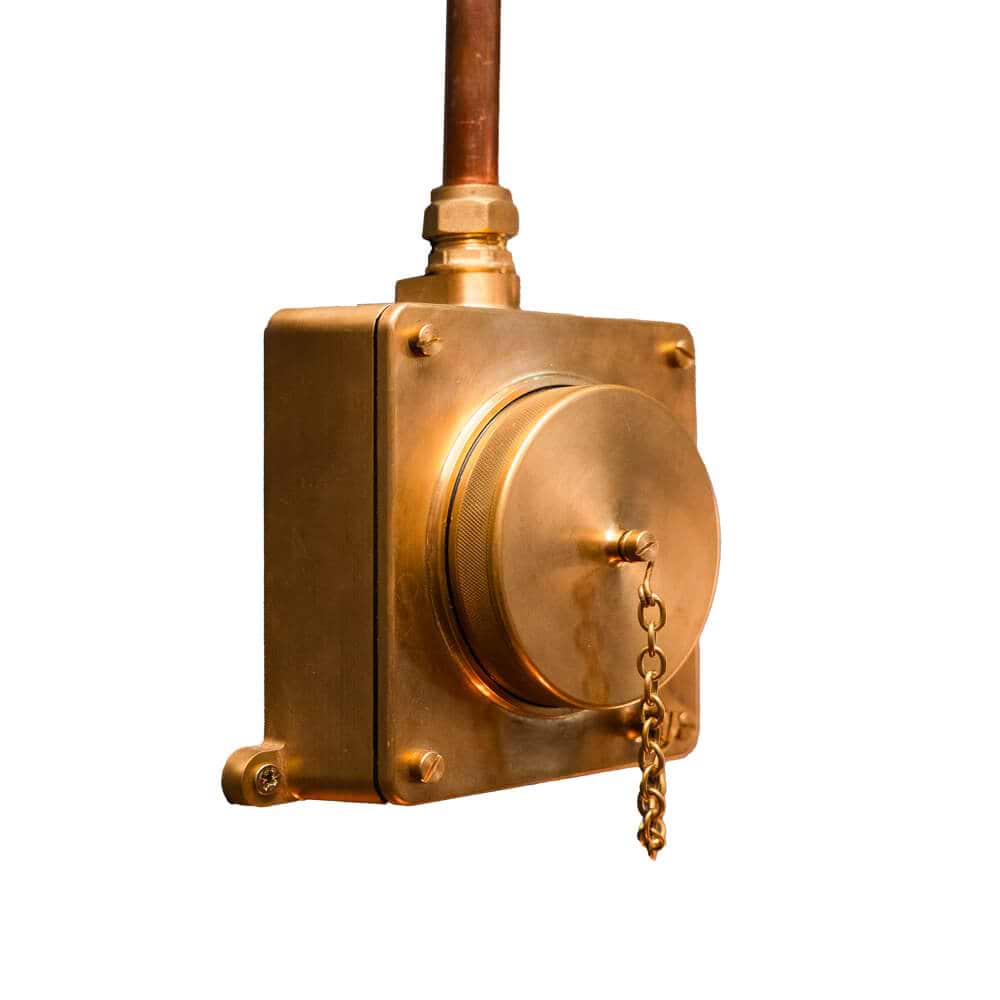 Soho Lighting Chelsea Solid Brass 1 Gang IP66 Outdoor 13A Socket