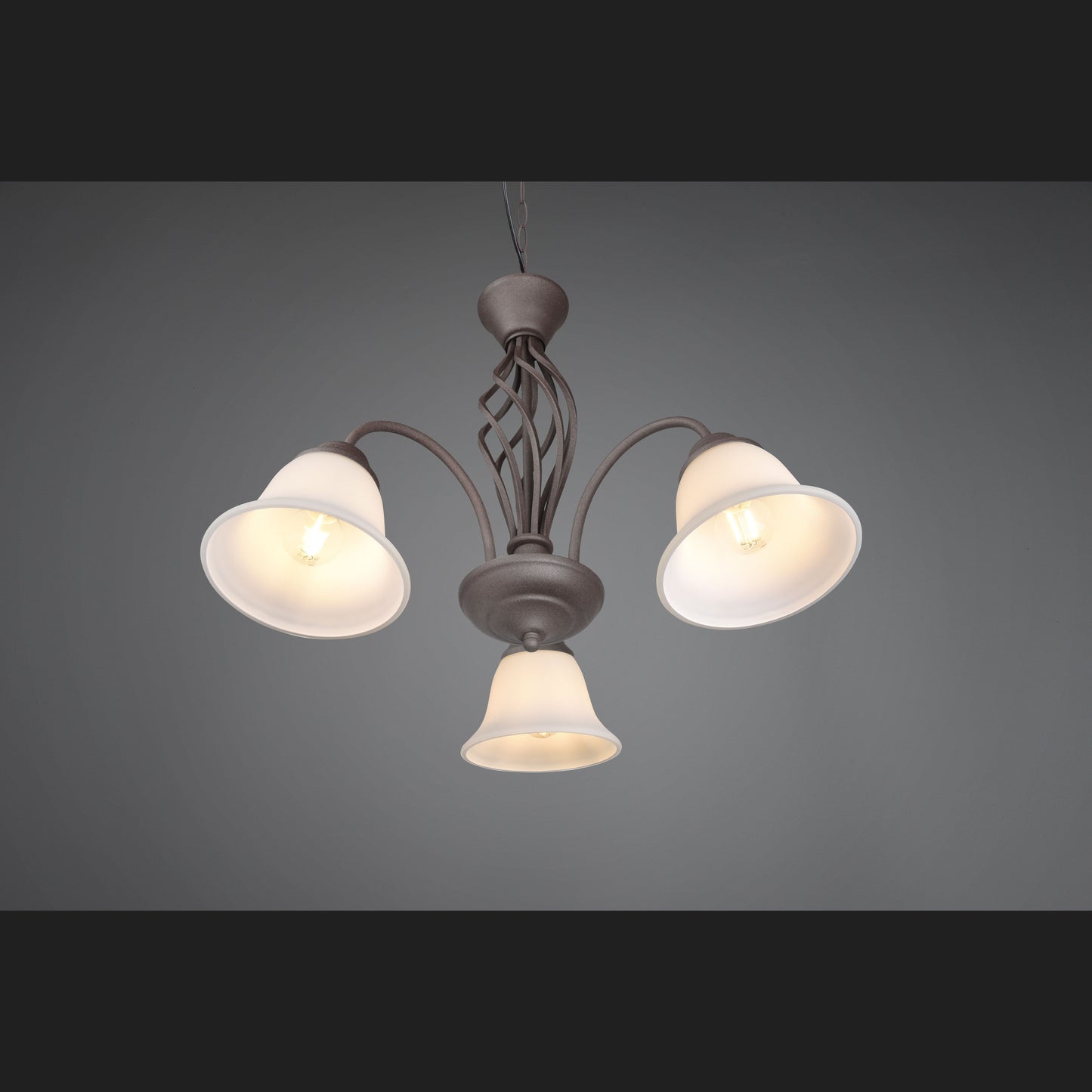 Rustica  - Chandelier - White - Trio