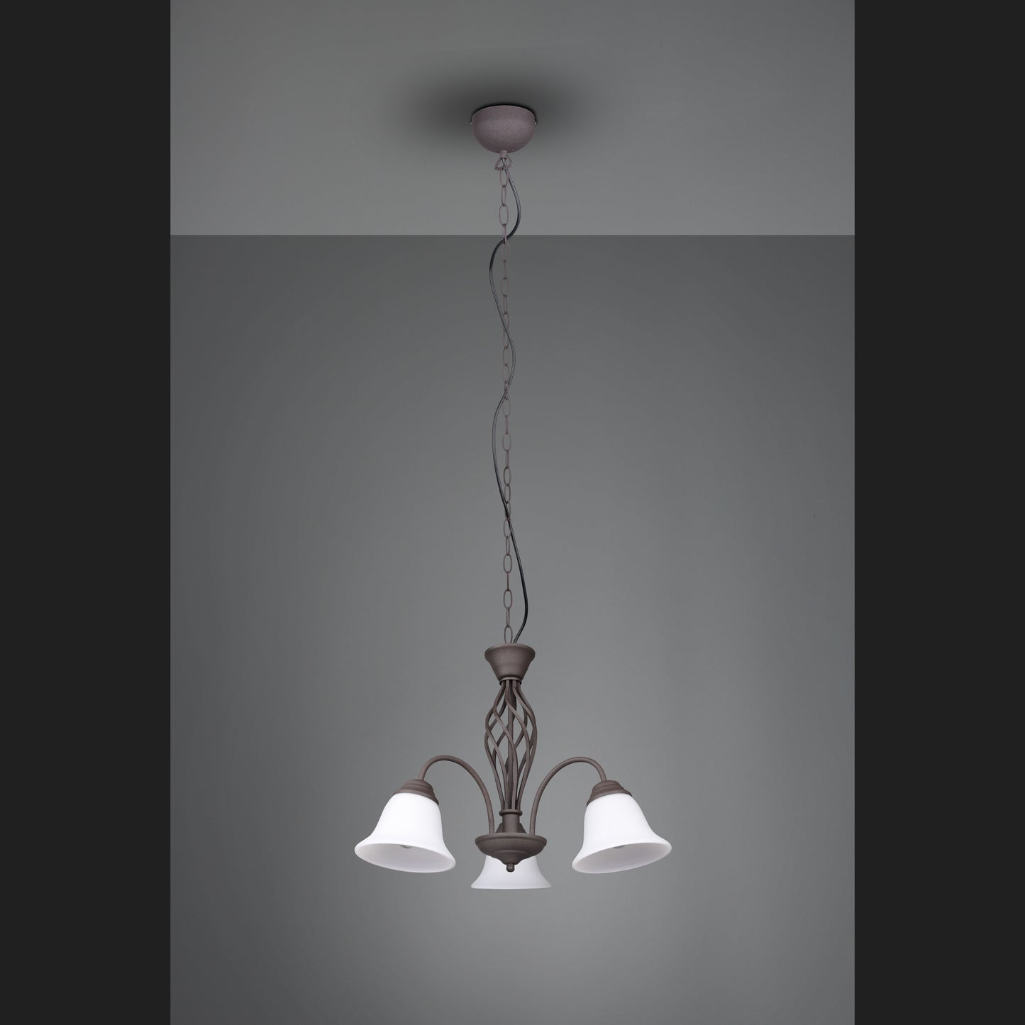 Rustica  - Chandelier - White - Trio