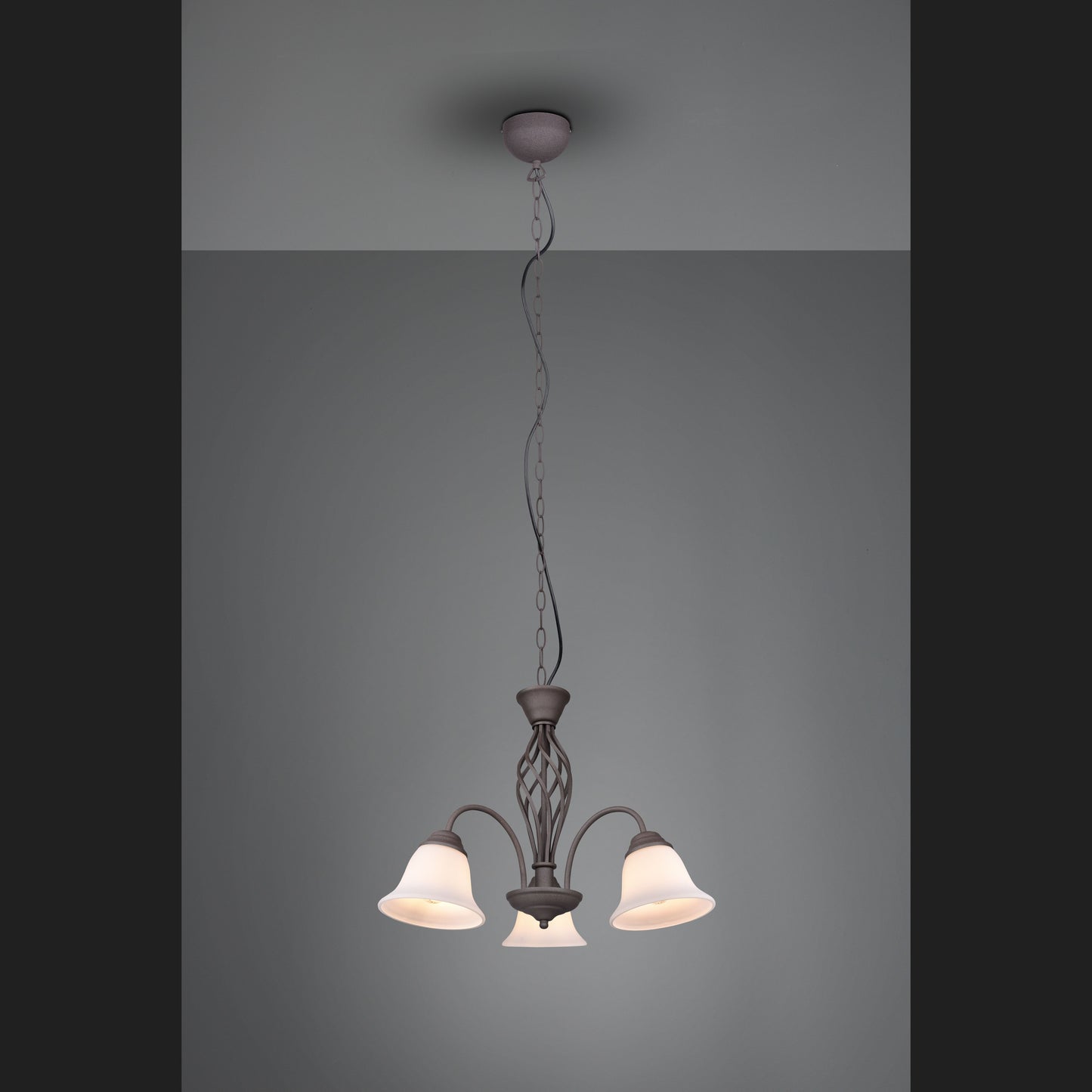 Rustica  - Chandelier - White - Trio