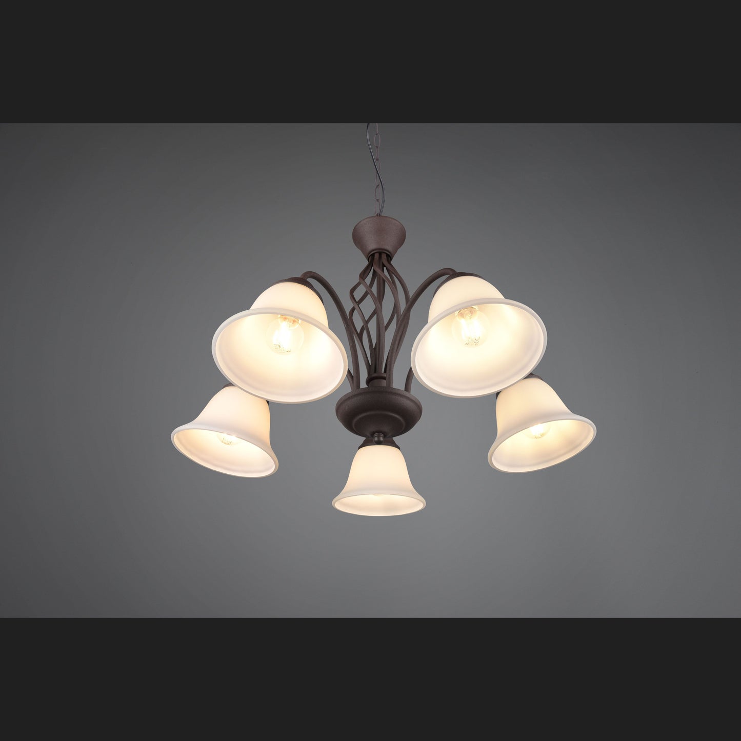 Rustica  - Chandelier - White - Trio